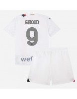 AC Milan Olivier Giroud #9 Venkovní dres pro děti 2023-24 Krátký Rukáv (+ trenýrky)